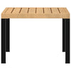 Schwarzer Loungesessel-Tisch Thetu 55x55x39,5cm (pulverbeschichteter Stahl)