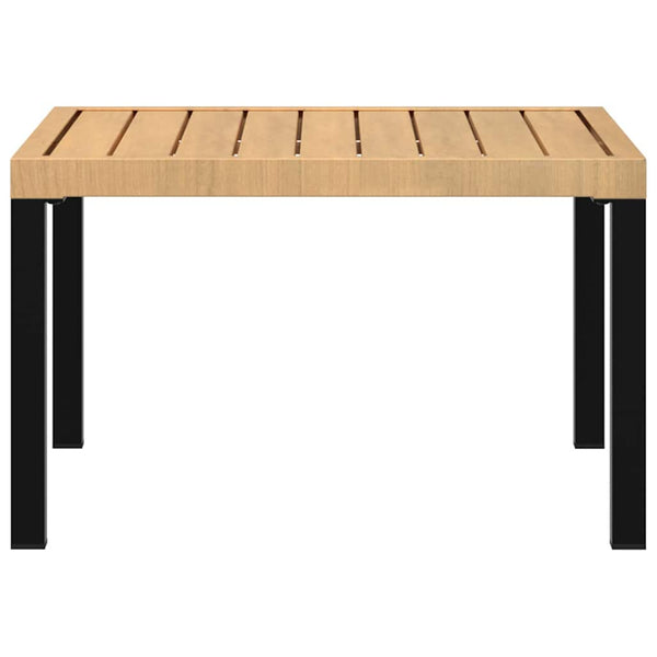 Schwarzer Monea Outdoor-Sofa-Tisch 65x65x40cm (Aluminium)