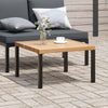 Schwarzer Monea Outdoor-Sofa-Tisch 65x65x40cm (Aluminium)