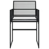 Gartenstühle Marula in Schwarz (4er-Set Polyrattan)