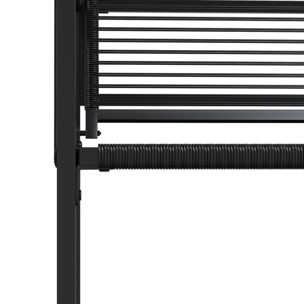 Gartenstühle Marula in Schwarz (4er-Set Polyrattan)
