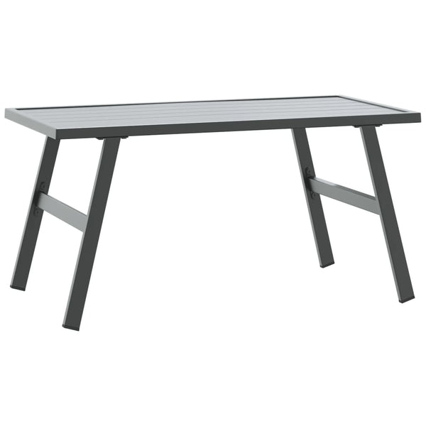 Schwarzer Loungesofatisch Gliga 90x45x35cm (pulverbeschichteter Stahl)
