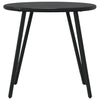Schwarze Outdoor-Sofatische Jaheem rund (2 Stk. pulverbeschichteter Stahl)