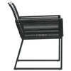Schwarze Gartenstühle Dann (2er-Set Polyrattan)