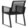 Schwarze Gartenstühle Dann (2er-Set Polyrattan)