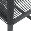 Schwarze Gartenstühle Dann (2er-Set Polyrattan)