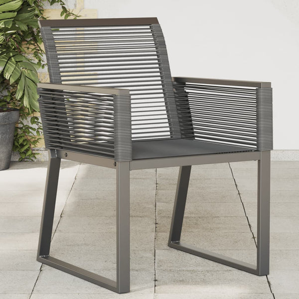 Schwarze Gartenstühle Dann (2er-Set Polyrattan)
