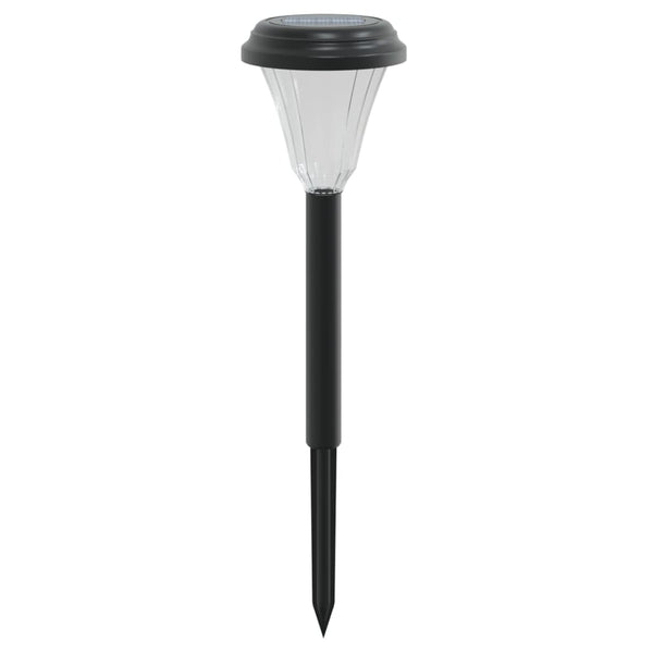 Solarbetriebene weiße Außenleuchte mit Erdspieß Bulacu 12 Stk.