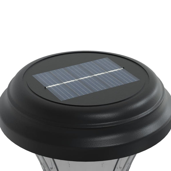 Weiße Außenleuchte mit Erdspieß, Solarpanel Bulacu 12 Stk