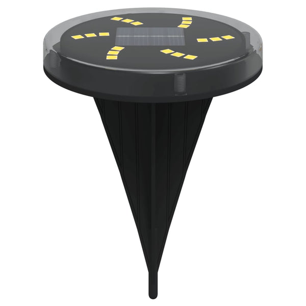 Solarpanel, warmweißer Erdspießstrahler, Dobos, 12 Stk., Erdspieß