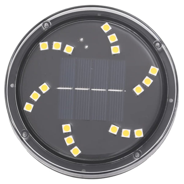 Solarpanel, warmweißer Erdspießstrahler, Dobos, 12 Stk., Erdspieß