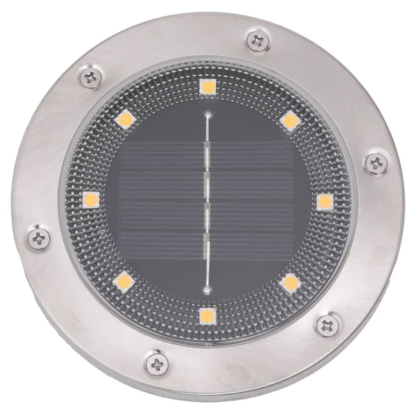 Warmweiße Solar-Gartenleuchte Dobos (4er-Set) - Erdspieß