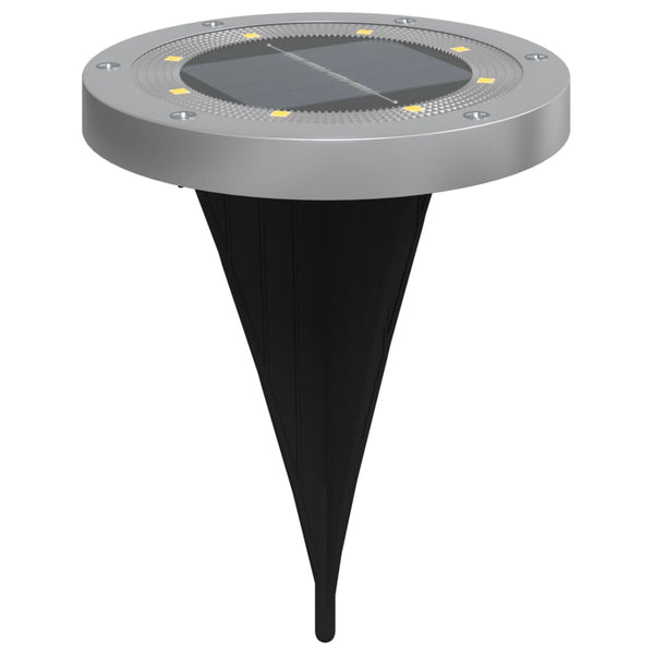 Dobos 12 Stück Bodenleuchte Solarpanel, warmweiß, Erdspieß