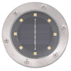 Dobos 12 Stück Bodenleuchte Solarpanel, warmweiß, Erdspieß