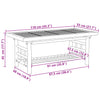 Couchtisch Ruset 110x55x45cm (Bambus)