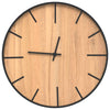 Braune Wanduhr Ustinia Ø39cm (Eisen und Holz)