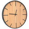 Braune Wanduhr Ustinia Ø39cm (Eisen und Holz)