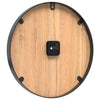 Braune Wanduhr Ustinia Ø39cm (Eisen und Holz)