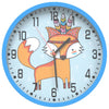 Blaue Wanduhr Gemanari Ø25,5cm (Polystyrol und Glas)