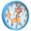 Blaue Wanduhr Gemanari Ø25,5cm (Polystyrol und Glas)