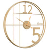 Goldene Wanduhr Cristian Ø50cm (Eisen)