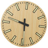 Gelbe Wanduhr Baietica Ø30cm (beleuchtete Ziffern und Zeiger)