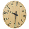 Gelbe Wanduhr Baietica Ø30cm (beleuchtete Ziffern und Zeiger)