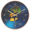 Wanduhr Arsinia Ø29,5cm, gold und blau (Polystyrol und Glas)