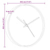 Wanduhr Arsinia Ø29,5cm, gold und blau (Polystyrol und Glas)