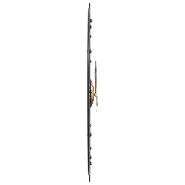 Musta seinäkello Sechip Ø60cm (rauta)