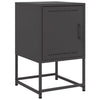Schwarzer Nachttisch Sonica 36x39x60,5cm (Stahl)