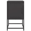 Schwarzer Nachttisch Sonica 36x39x60,5cm (Stahl)
