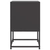Schwarzer Nachttisch Sonica 36x39x60,5cm (Stahl)