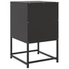 Schwarzer Nachttisch Sonica 36x39x60,5cm (Stahl)