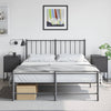 Nachttische Sonica in Schwarz 36x39x60,5cm (2 St., Stahl)