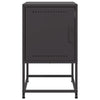 Nachttische Sonica in Schwarz 36x39x60,5cm (2 St., Stahl)