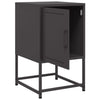 Nachttische Sonica in Schwarz 36x39x60,5cm (2 St., Stahl)