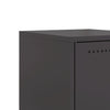 Nachttische Sonica in Schwarz 36x39x60,5cm (2 St., Stahl)