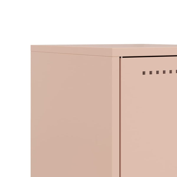 Nachttisch Sonica 36x39x60,5cm (Stahl) Pink