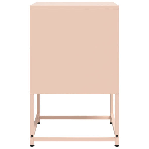 Rosa Nachttische Sonica 36x39x60,5cm (2 St., Stahl)