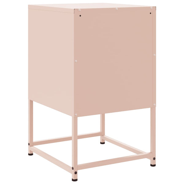 Rosa Nachttische Sonica 36x39x60,5cm (2 St., Stahl)