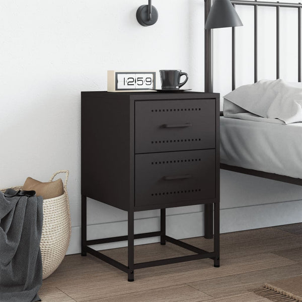 Nachttisch Lizetta 36x39x60,5cm (Stahl)