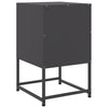 Schwarze Nachttische Lizetta 36x39x60,5cm (2 Stück, Stahl)