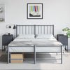 Nachttische Anthrazit Lizetta 36x39x60,5cm (2 St., Stahl)