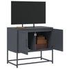 TV-Lowboard Liubovy Anthrazit 68,5x39x60,5cm (Stahl)