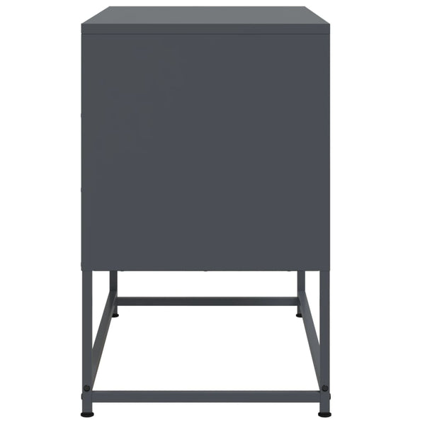 TV-Lowboard Liubovy Anthrazit 68,5x39x60,5cm (Stahl)