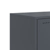 TV-Lowboard Liubovy Anthrazit 68,5x39x60,5cm (Stahl)