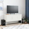 Valkoinen tv-taso Aurar 100,5x39x60,5cm (teräs)