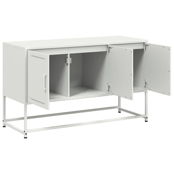 Valkoinen tv-taso Aurar 100,5x39x60,5cm (teräs)