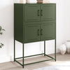 Olivgrünes Sideboard Ronen 68,5x38,5x107cm (Stahl)